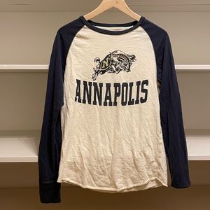 Naval Academy Baseball Style Longsleeve